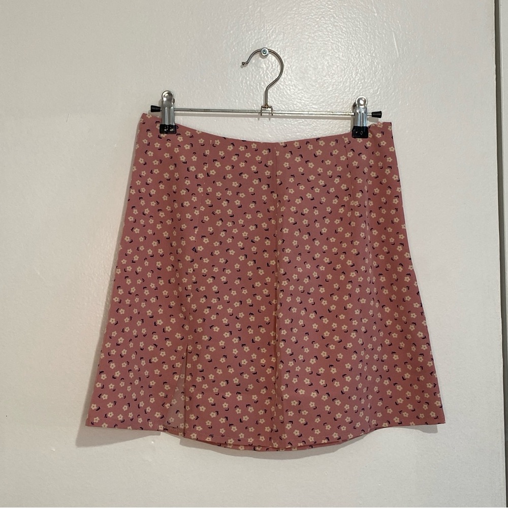 Floral Pink Skirt